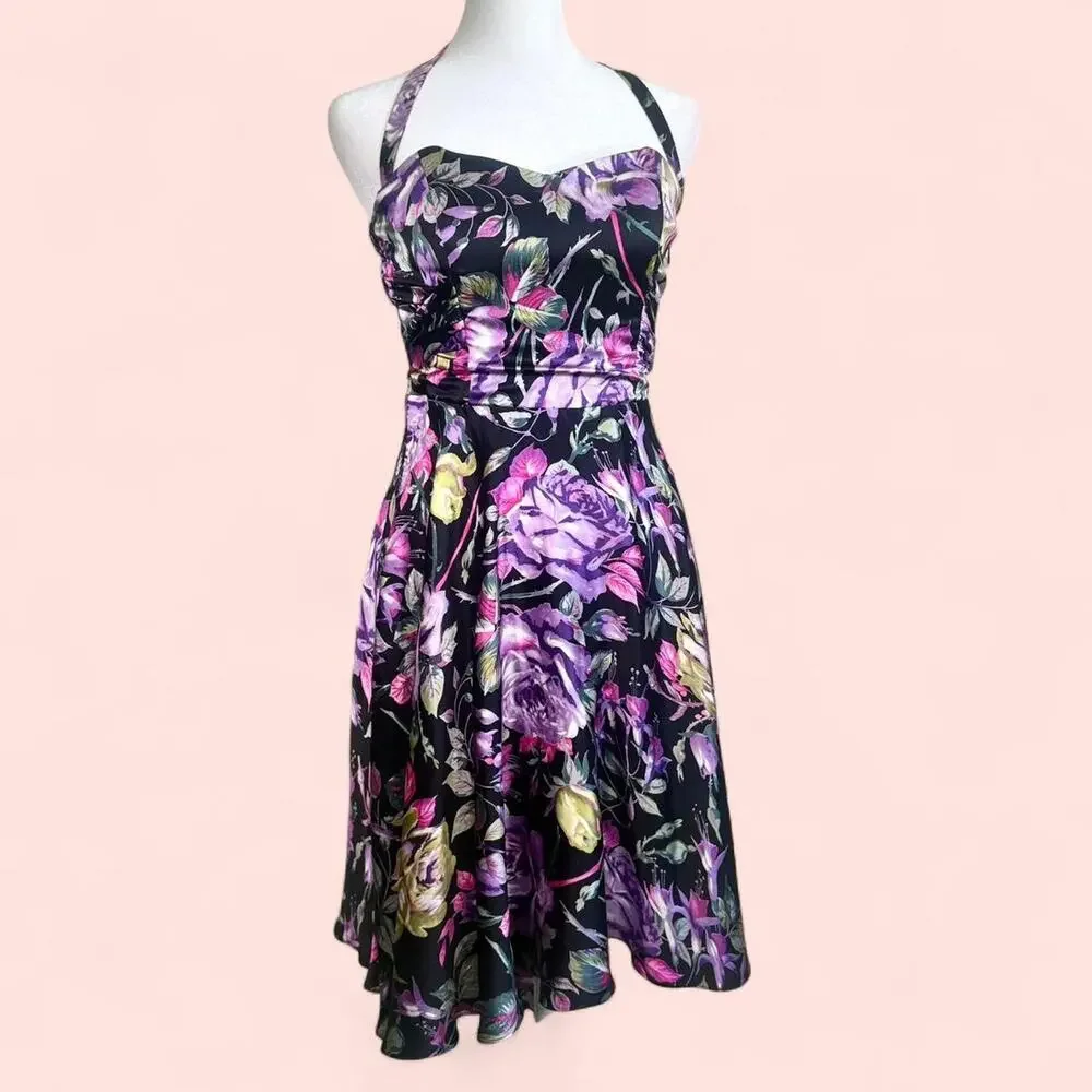 blue velvet a line dress A Line Sheer Neck Ankle Length Velvet Bridesmaid Dresses